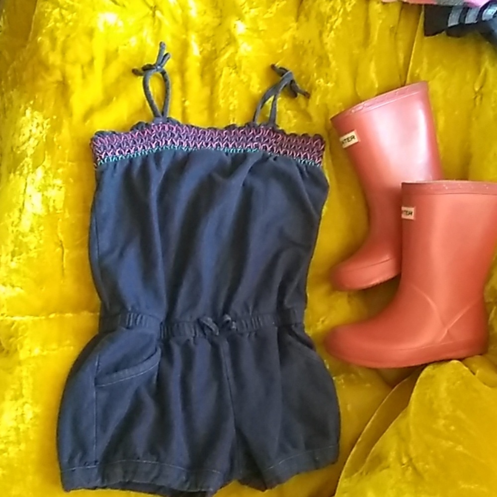 Girls summer romper one piece 4t